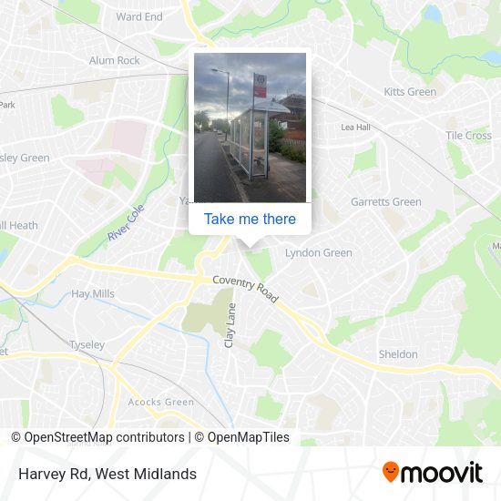 Harvey Rd map