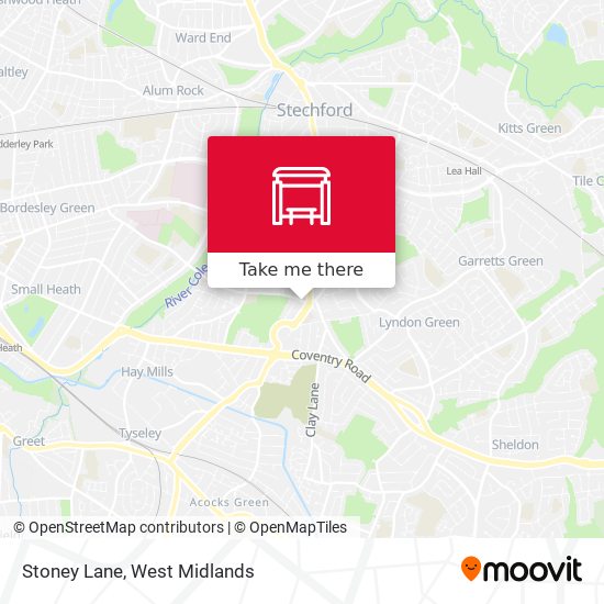 Stoney Lane map