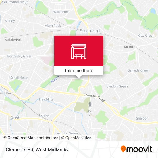 Clements Rd map