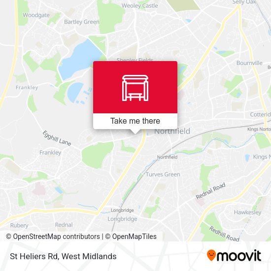 St Heliers Rd map