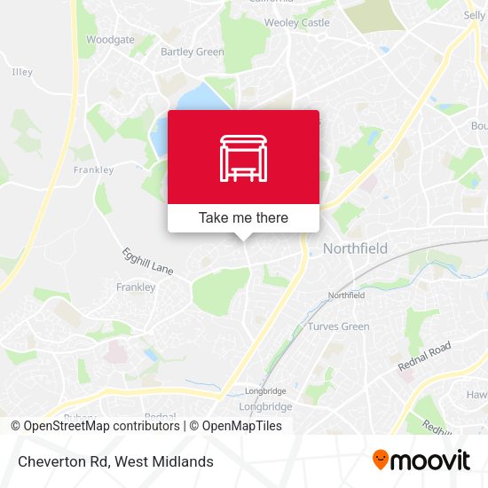 Cheverton Rd map