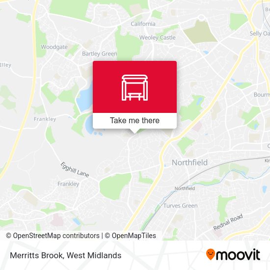 Merritts Brook map