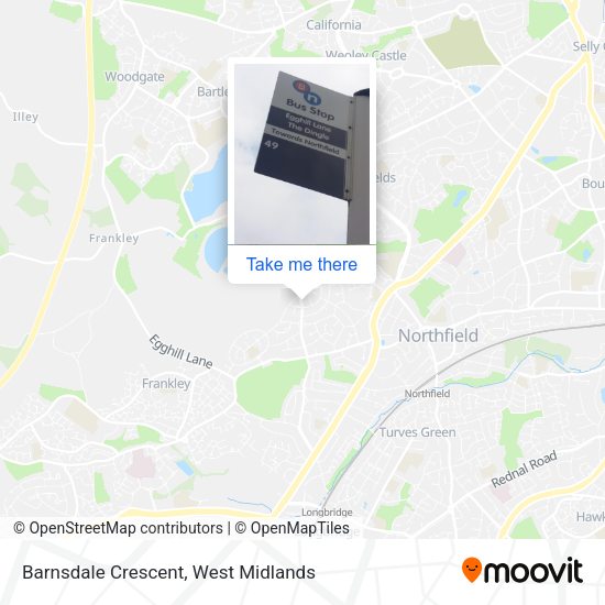 Barnsdale Crescent map
