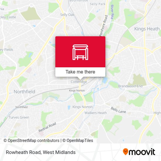 Rowheath Road map