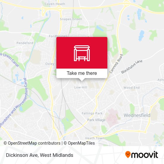 Dickinson Ave map