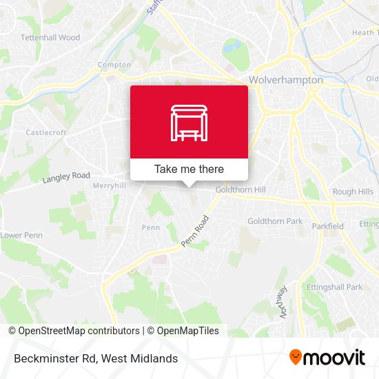 Beckminster Rd map