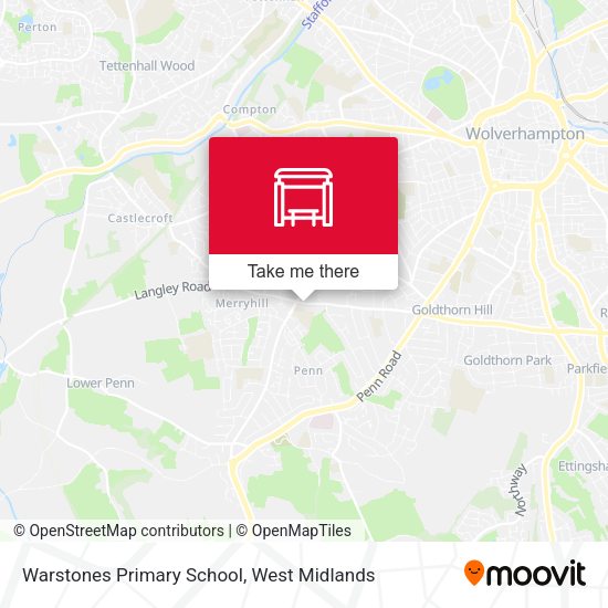 Warstones Primary School map