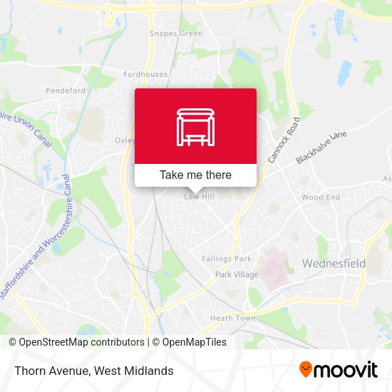 Thorn Avenue map