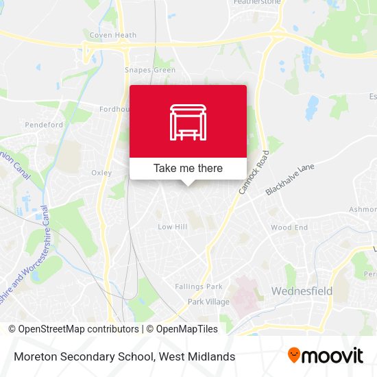 Moreton Secondary School map