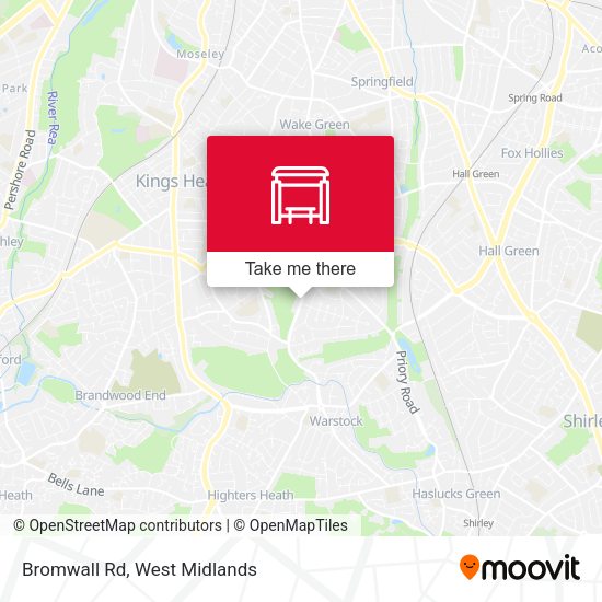 Bromwall Rd map