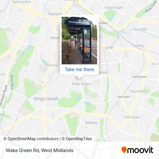 Wake Green Rd map