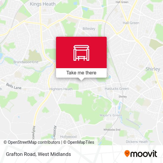 Grafton Road map