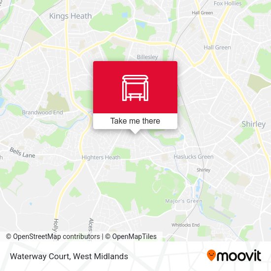 Waterway Court map