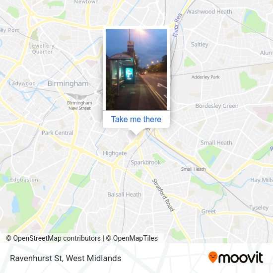 Ravenhurst St map
