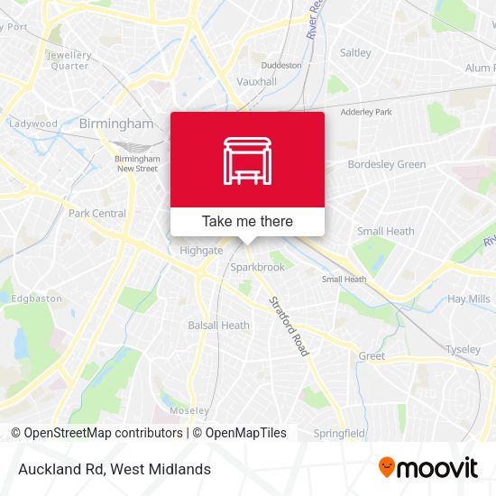 Auckland Rd map