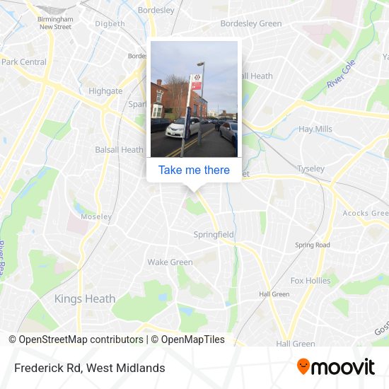 Frederick Rd map
