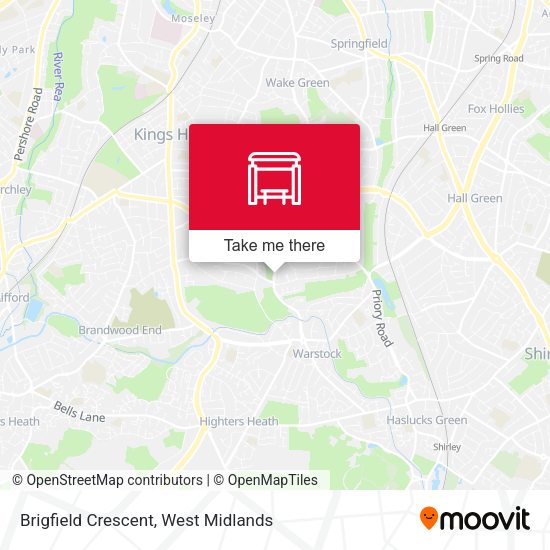 Brigfield Crescent map