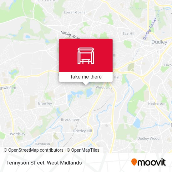Tennyson Street map
