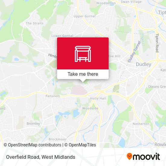 Overfield Road map