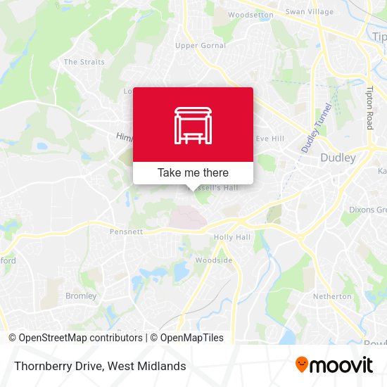 Thornberry Drive map