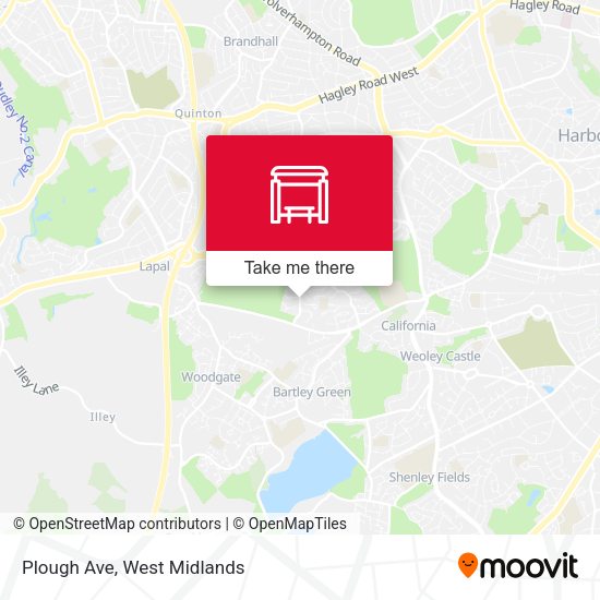 Plough Ave map