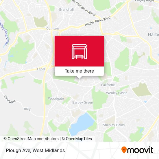 Plough Ave map