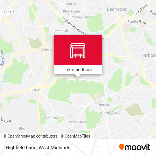 Highfield Lane map