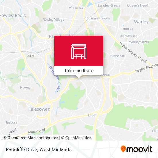Radcliffe Drive map