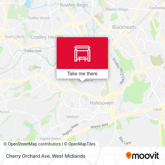 Cherry Orchard Ave map