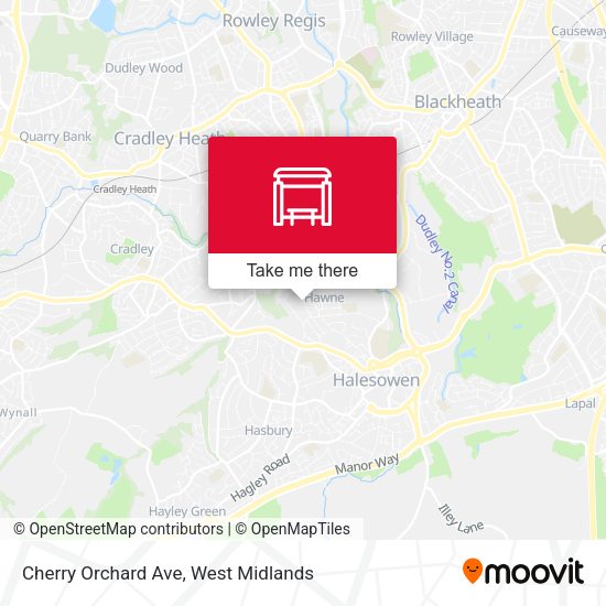 Cherry Orchard Ave map