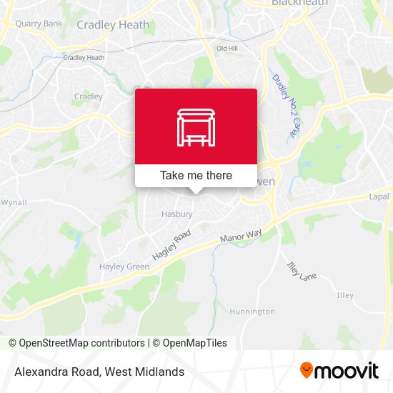 Alexandra Road map