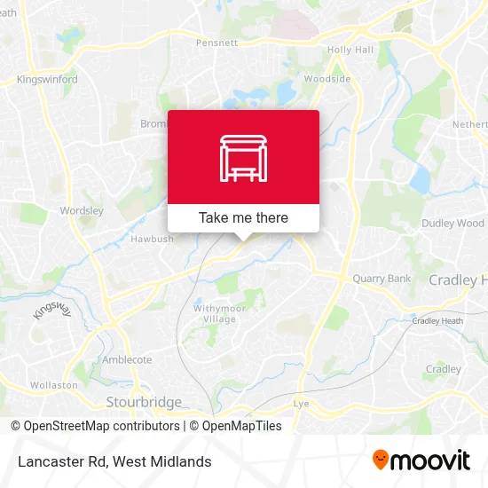 Lancaster Rd map