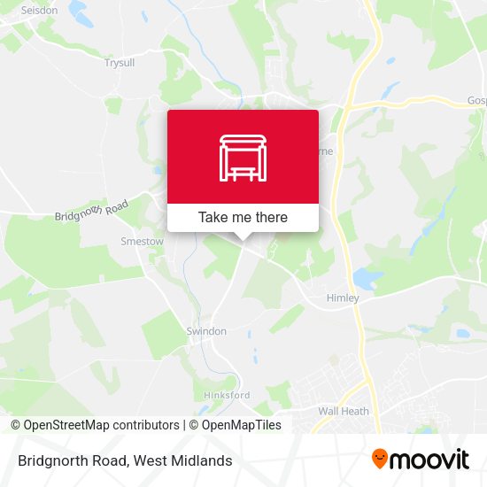 Bridgnorth Road map