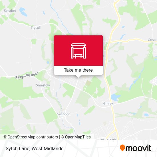 Sytch Lane map