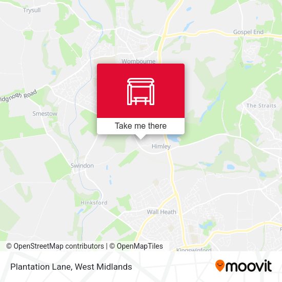 Plantation Lane map