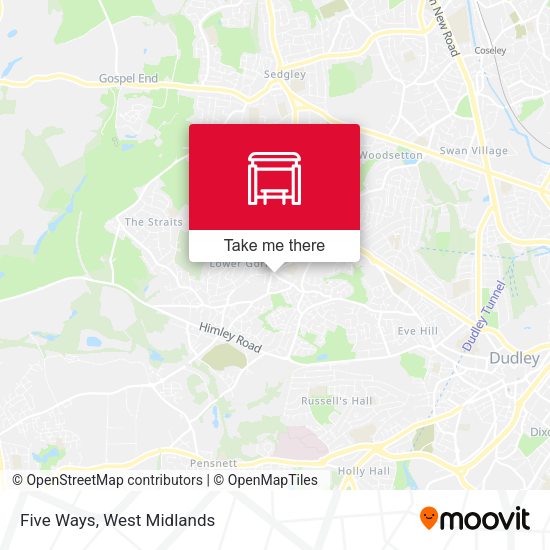 Five Ways map