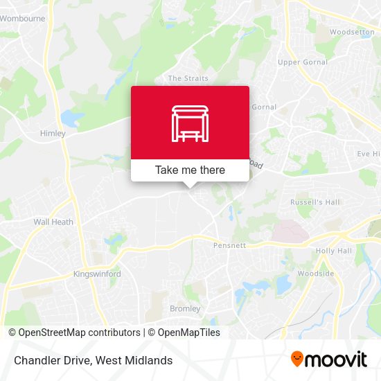 Chandler Drive map