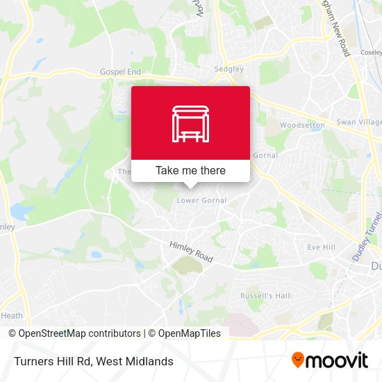 Turners Hill Rd map