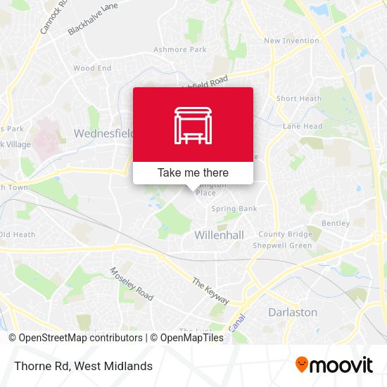 Thorne Rd map