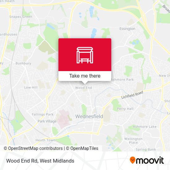 Wood End Rd map