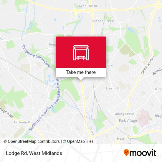 Lodge Rd map