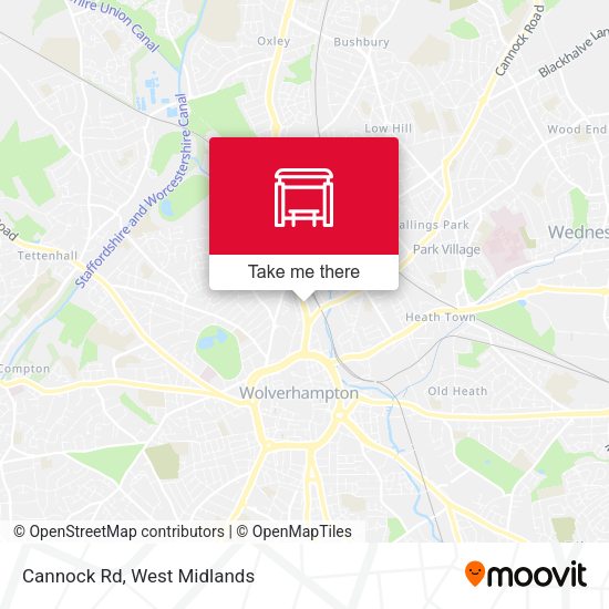 Cannock Rd map
