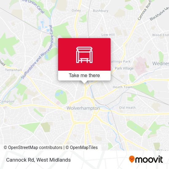 Cannock Rd map
