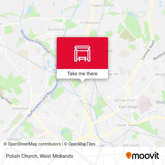 Polish Church map