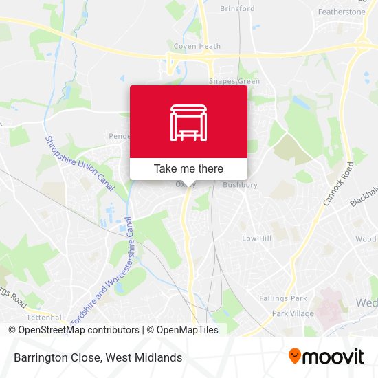Barrington Close map