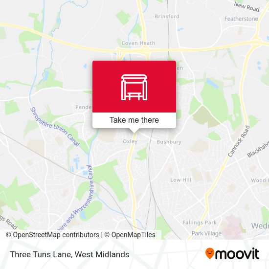 Three Tuns Lane map