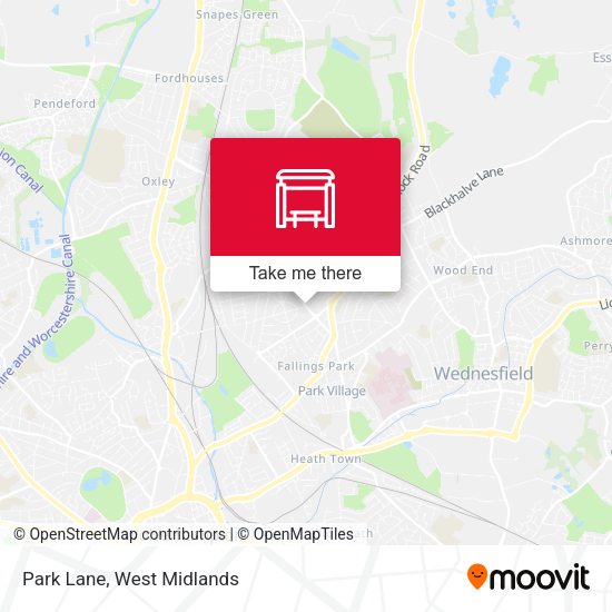 Park Lane map