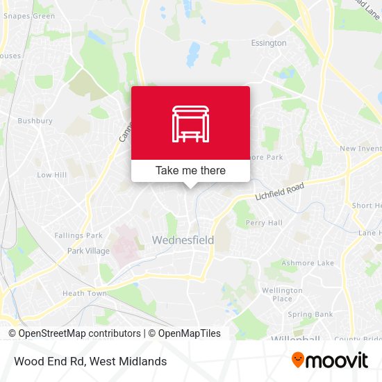 Wood End Rd map
