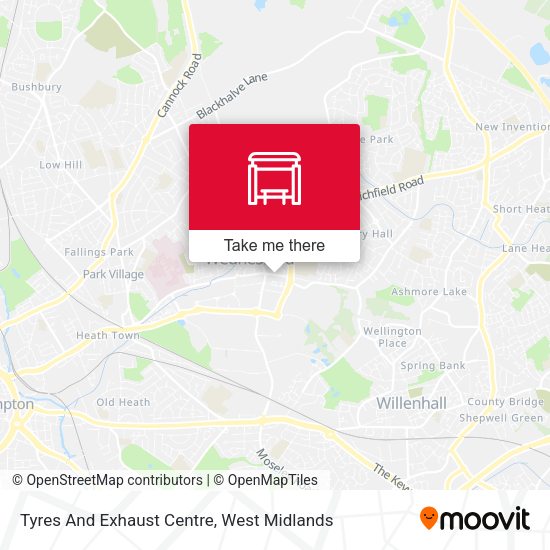 Tyres And Exhaust Centre map
