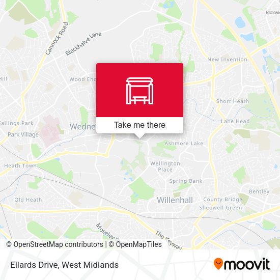 Ellards Drive map